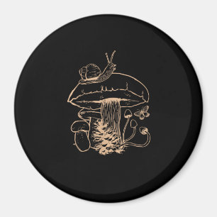 Cottagecore Ästhetik Pilz Schnecke Goblincore Mein Magnet