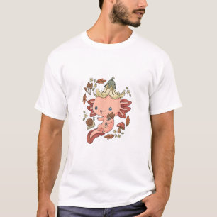 Cottagecore Axolotl Ästhetik Pilze Süße Gobli T-Shirt