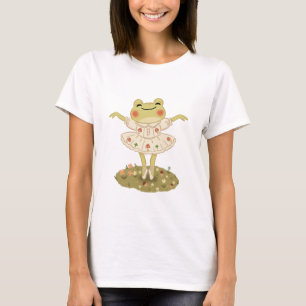 Cottagecore-Ballett-Frosch-Pilz-Kunst T-Shirt