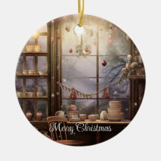 CottageCore bauble Weihnachten Keramik Ornament