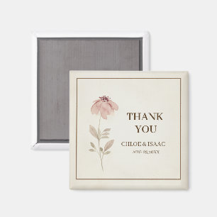 Cottagecore-Blumendesign-Dankeschön-Magnete Magnet