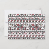 Cottagecore-Botanical-Blumenmuster RSVP Karte (Vorderseite)