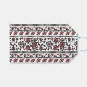 Cottagecore-Botanik-Blumenmuster Geschenkanhänger (Vorderseite (Horizontal))