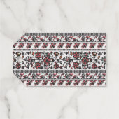 Cottagecore-Botanik-Blumenmuster Geschenkanhänger (Rückseite (Horizontal))