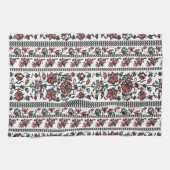 Cottagecore-Botanik-Blumenmuster Geschirrtuch (Horizontal)