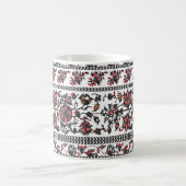 Cottagecore-Botanik-Blumenmuster Kaffeetasse (Mittel)