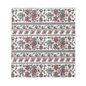Cottagecore-Botanik-Blumenmuster Notizblock (Vorderseite)