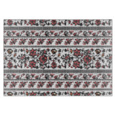 Cottagecore-Botanik-Blumenmuster Schneidebrett (Vorderseite)