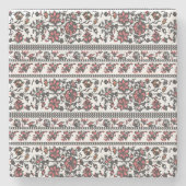 Cottagecore-Botanik-Blumenmuster Steinuntersetzer (Vorderseite)