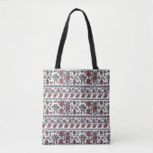 Cottagecore-Botanik-Blumenmuster Tasche (Vorderseite)