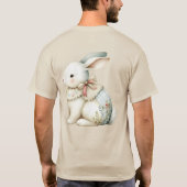 Cottagecore Bunny Charm T-Shirt (Rückseite)