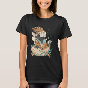 CottageCore Coole Kreatur Fairy Goblincore-Blume T-Shirt