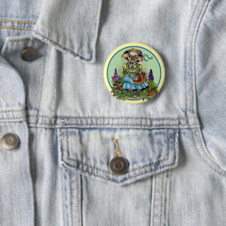 Cottagecore Cowgirl Button