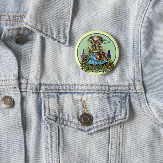 Cottagecore Cowgirl Button (Beispiel)