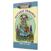 Cottagecore Cowgirl Klemmbrett (Links)