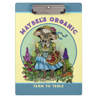 Cottagecore Cowgirl Klemmbrett