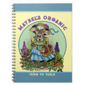 Cottagecore Cowgirl Notizblock (Vorderseite)