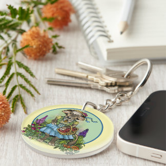 Cottagecore Cowgirl Schlüsselanhänger