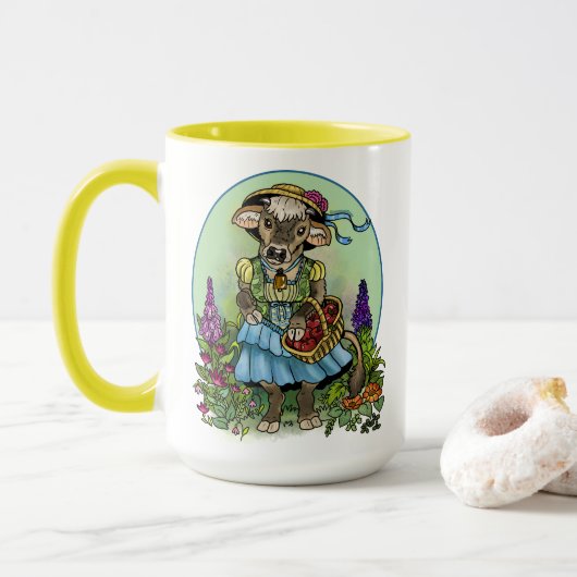 Cottagecore Cowgirl Tasse (Mit Donut)