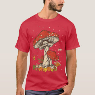 CottageCore Dunkle Akademie Magischer Pilz Fungi 4 T-Shirt