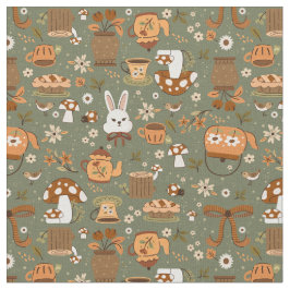 cottagecore easter bunny rabbit green stoff