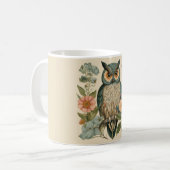 Cottagecore Eule Kaffeetasse (Vorderseite Links)