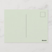 Cottagecore-Eule Postkarte (Rückseite)