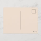 Cottagecore-Eule Postkarte (Rückseite)