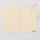 Cottagecore-Eule Postkarte (Rückseite)