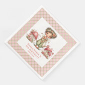 Cottagecore-Feen-Zauber-Gartenthemenparty Serviette (Ecke)