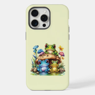 Cottagecore Fliegenpilz Pilz und Frosch iPhone 15 Pro Max Hülle