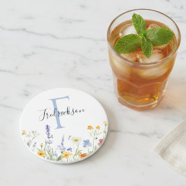 Cottagecore Floral Home Sweet Home Coaster Getränkeuntersetzer