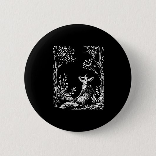 Cottagecore Forestcore Goblincore Forest Woodland Button (Vorderseite)