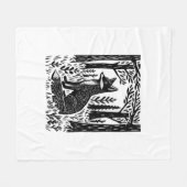 Cottagecore Forestcore Goblincore Forest Woodland Fleecedecke (Vorderseite (Horizontal))