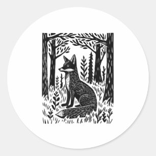 Cottagecore Forestcore Goblincore Wald Waldland Runder Aufkleber
