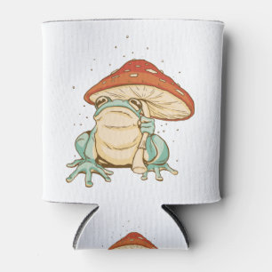 Cottagecore frog with mushroom dosenkühler