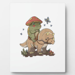 Cottagecore-Frosch-Ästhetik-Pilz-Cute-Goblinco Fotoplatte
