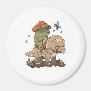 Cottagecore-Frosch-Ästhetik-Pilz-hübscher Goblinco Magnet