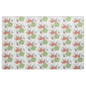 Cottagecore-Frosch-Pilz Stoff (Fat Quarter (45,7 x 55,9 cm))