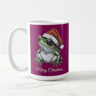 Cottagecore-Frosch-Weihnachten Vintage  Kaffeetasse