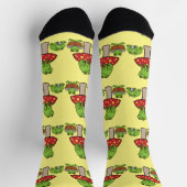 Cottagecore Frösche Thunder_Cove Socken (Oben)