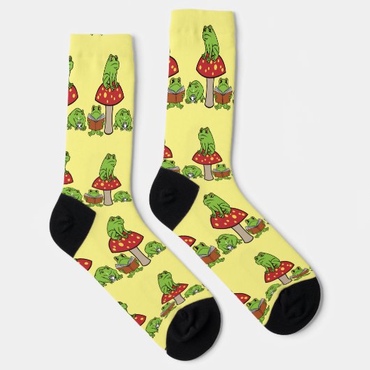 Cottagecore Frösche Thunder_Cove Socken (Rechts)