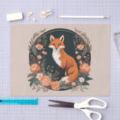 Cottagecore-Fuchs-Dekupage Seidenpapier (Handwerk)
