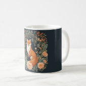 Cottagecore Fuchs Kaffeetasse (VorderseiteRechts)