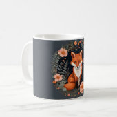 Cottagecore Fuchs Kaffeetasse (Vorderseite Links)