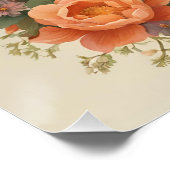 Cottagecore Fuchs Poster (Ecke)