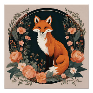 Cottagecore Fuchs Poster