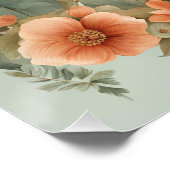 Cottagecore Fuchs Poster (Ecke)