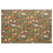 Cottagecore-Fuchs-Teeparty-Feengarten Stoff (Fat Quarter (45,7 x 55,9 cm))