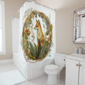 Cottagecore Fuchs Vintage Duschvorhang (Beispiel)